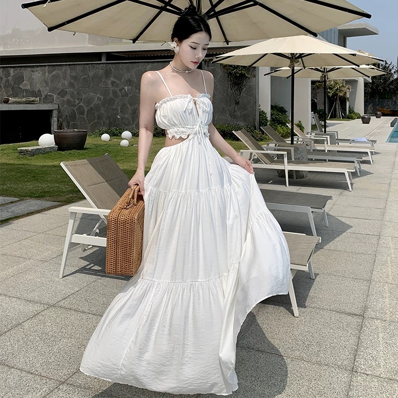Swedish princess no sleeves dress CD463 image