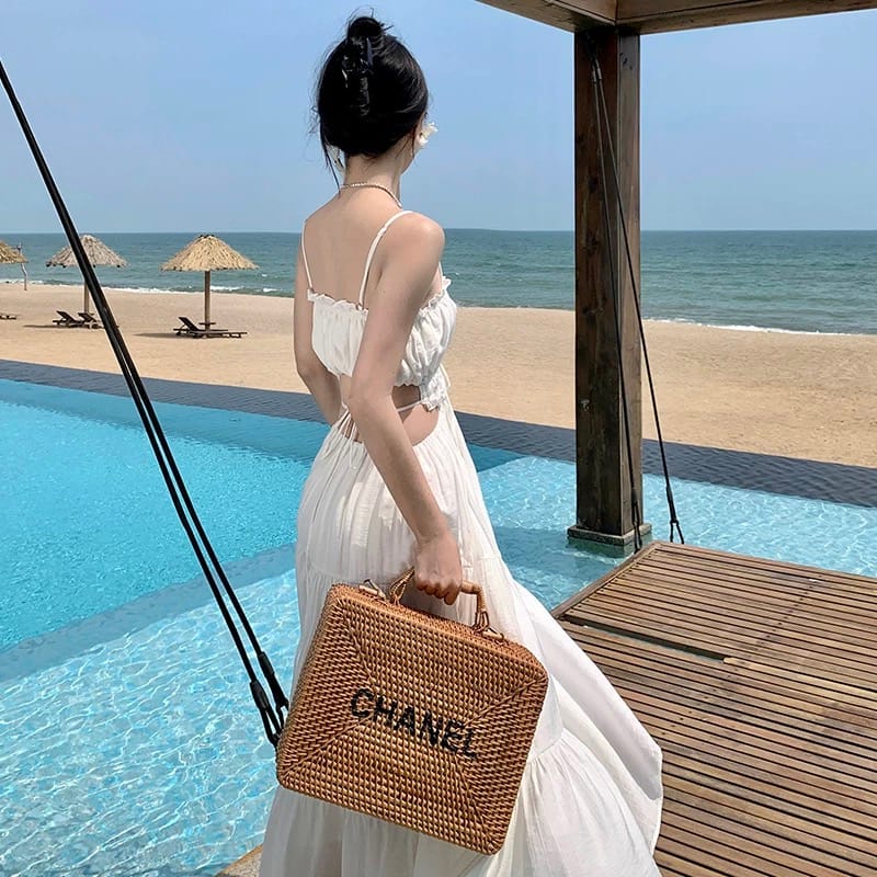 Swedish princess no sleeves dress CD463 image