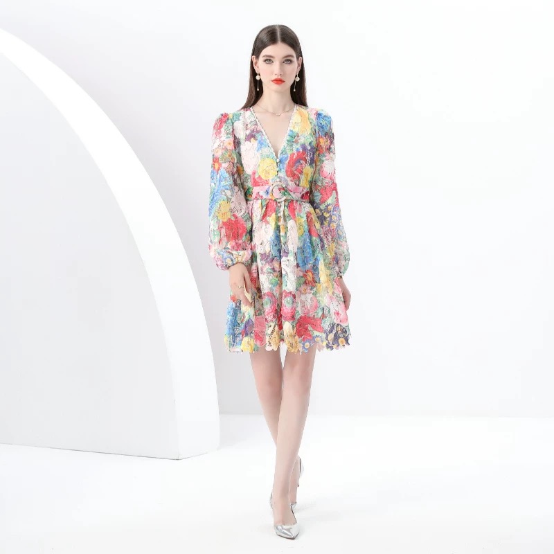 Cute and you know it lace dress FD1370 image