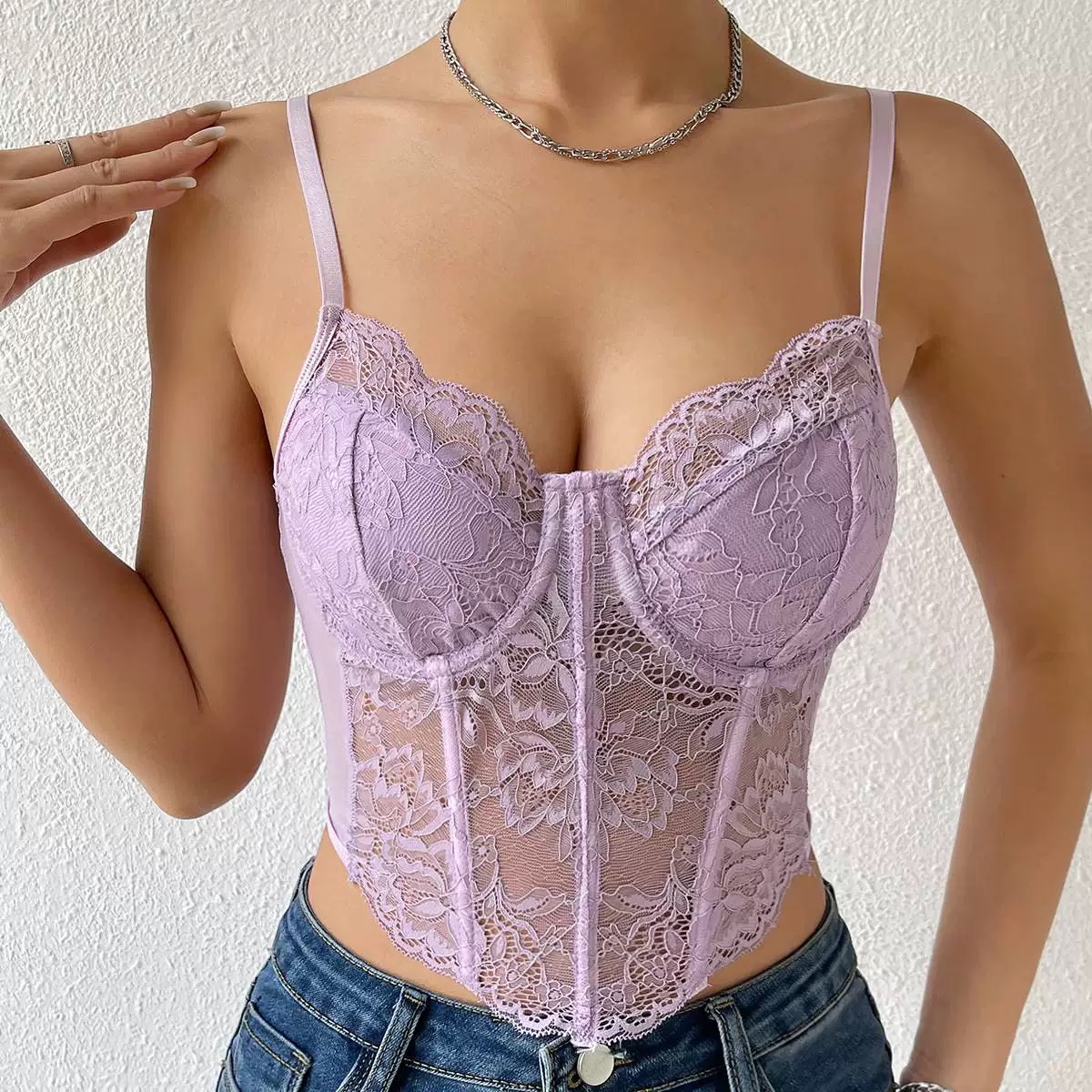 Wait for no one corset top CS177 image