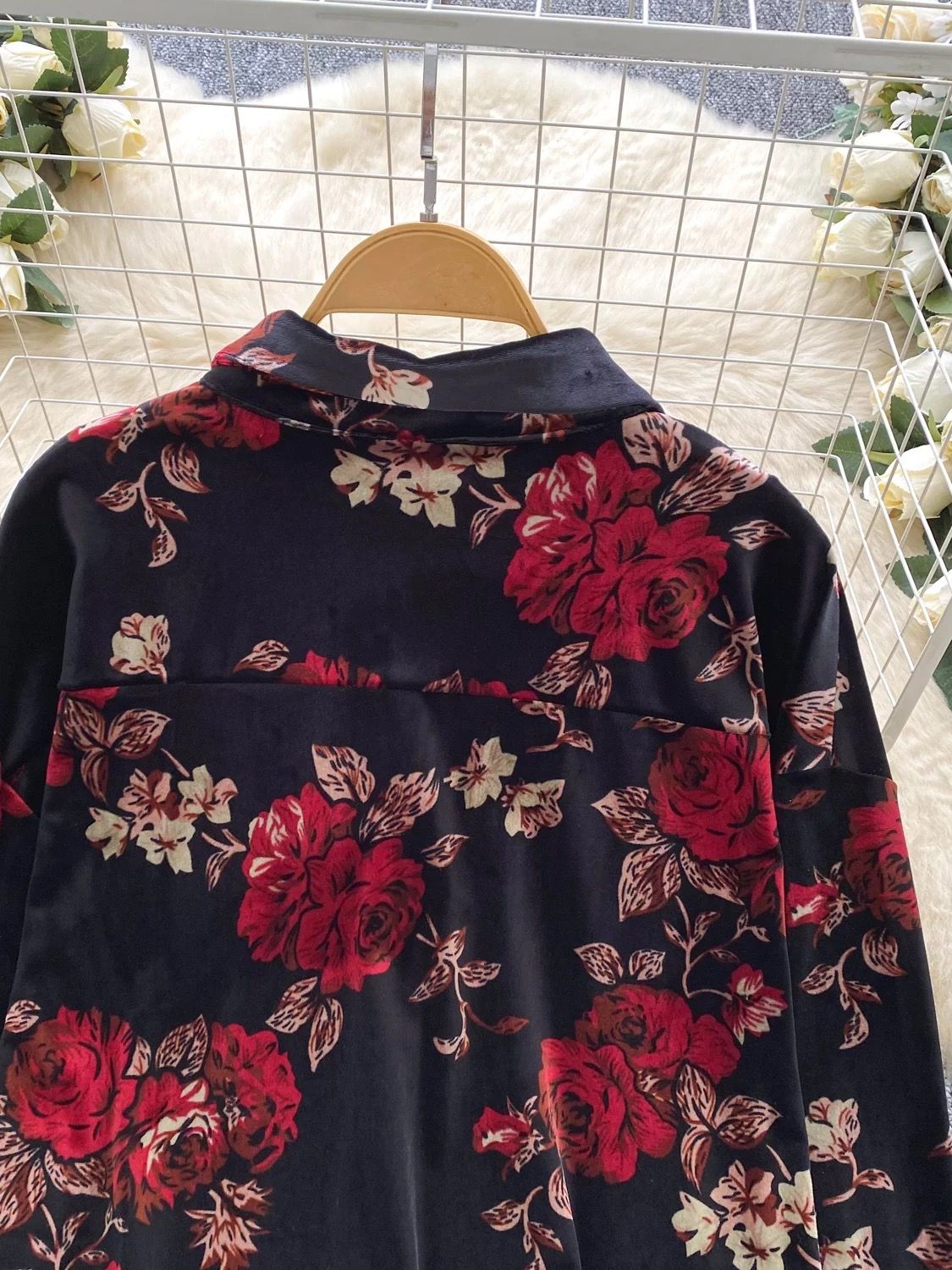 Serves you slay floral shirt SH173 image