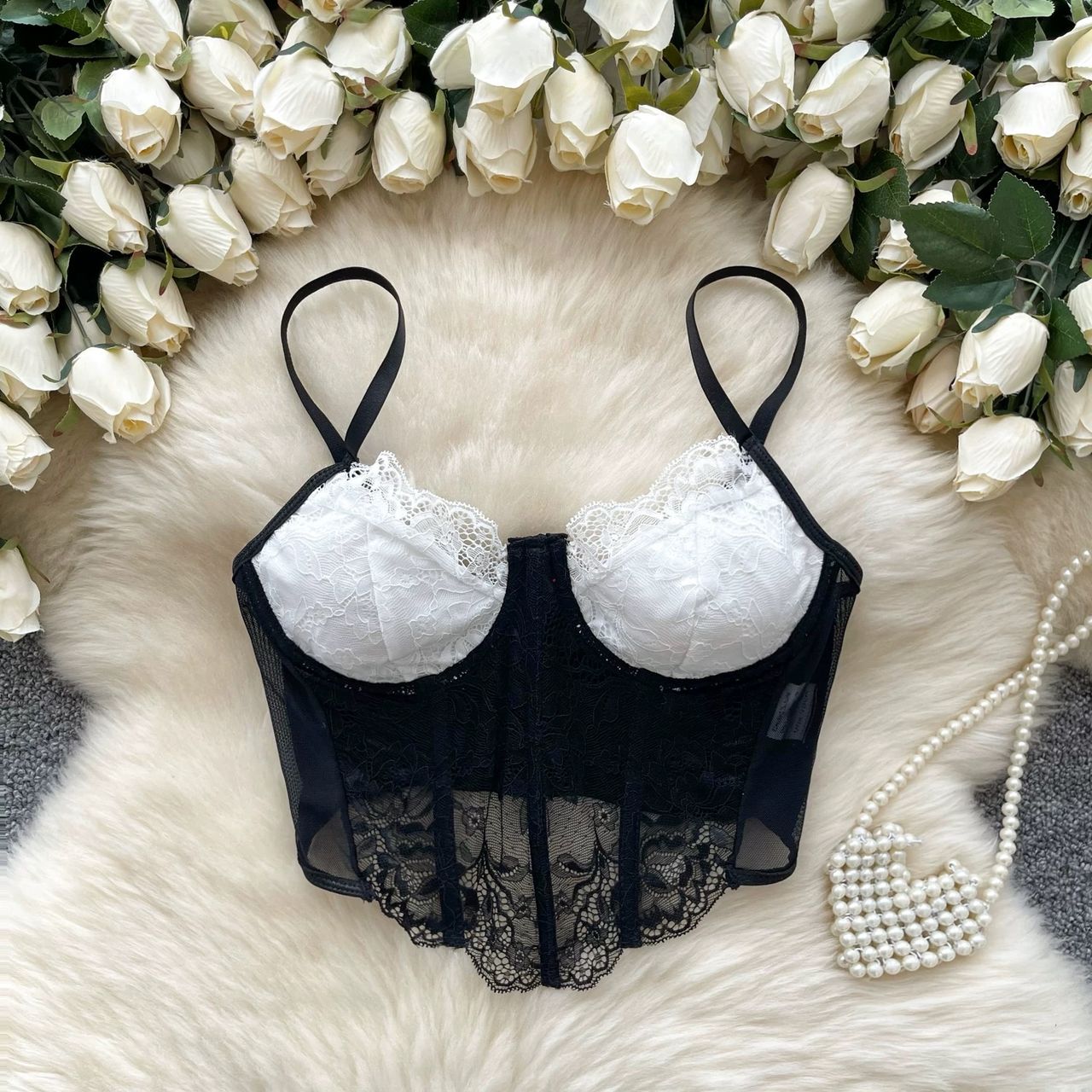 Wait for no one corset top CS177 image