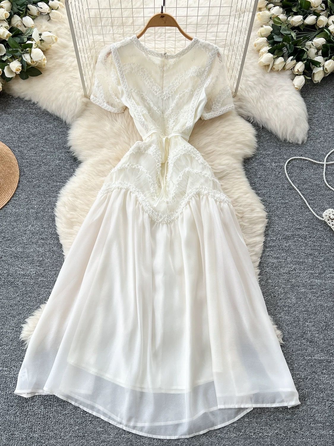 Double scoop dress FD1062 image