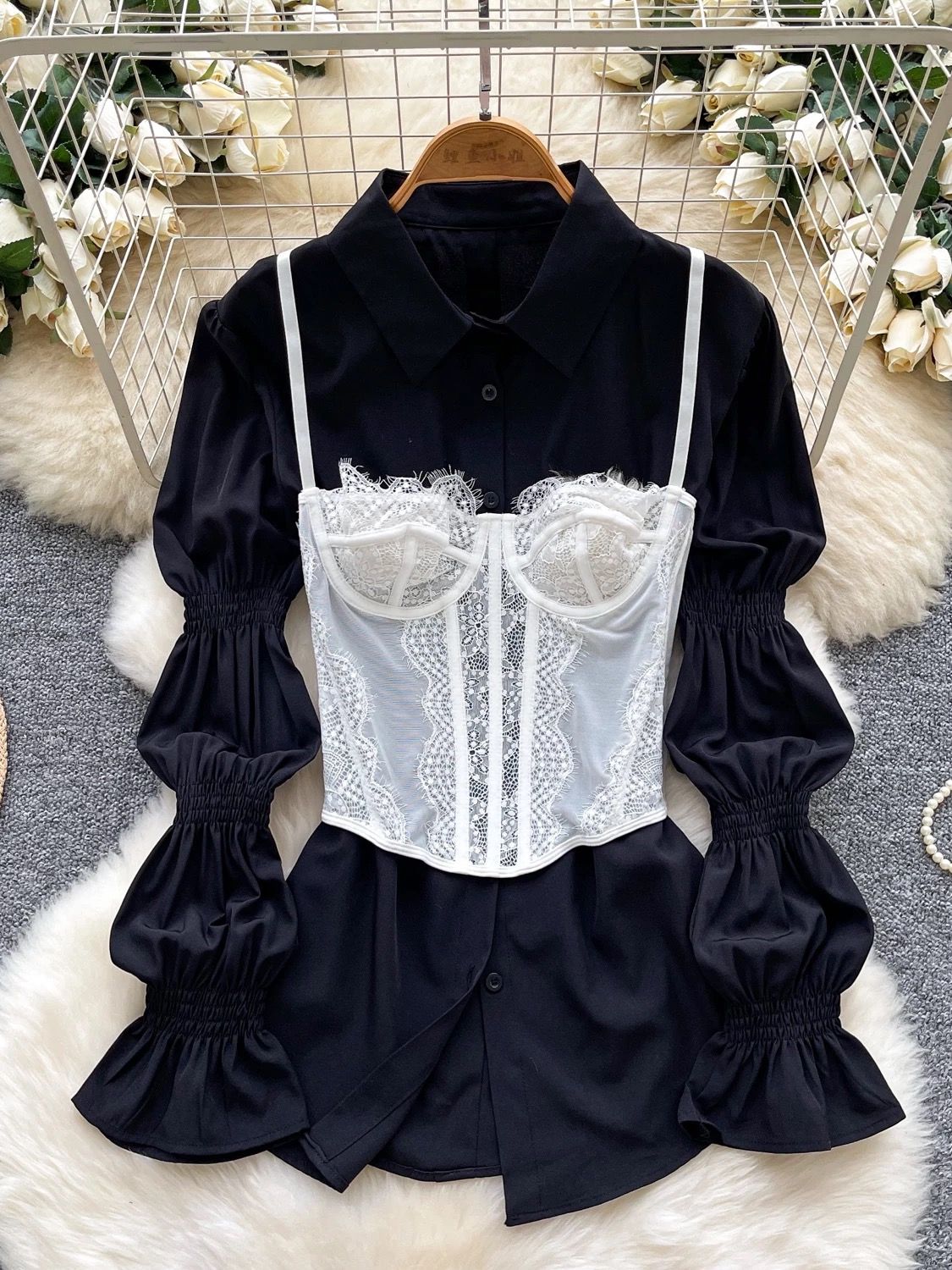 Dropping by shirt set SS148 image