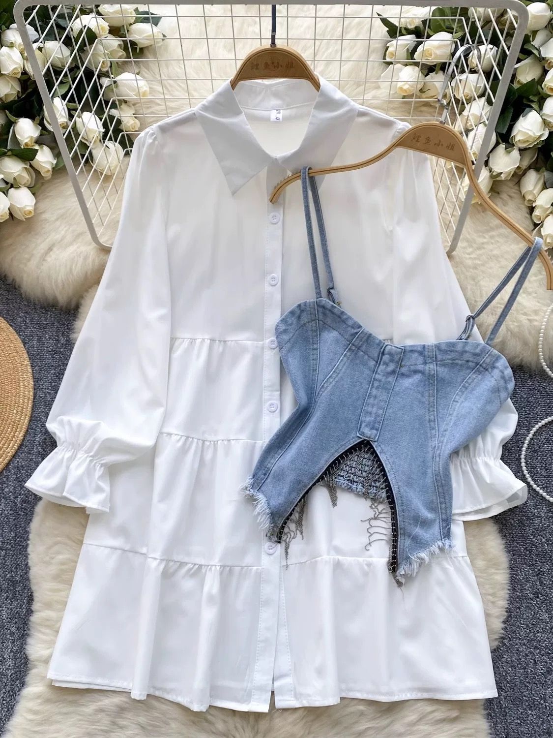 Moto mayhem shirt dress SD163 image