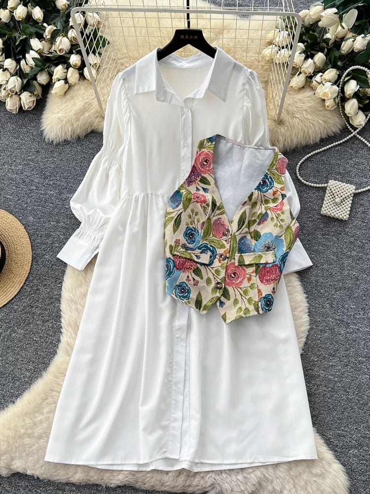 Hot take shirt dress set SD167 image