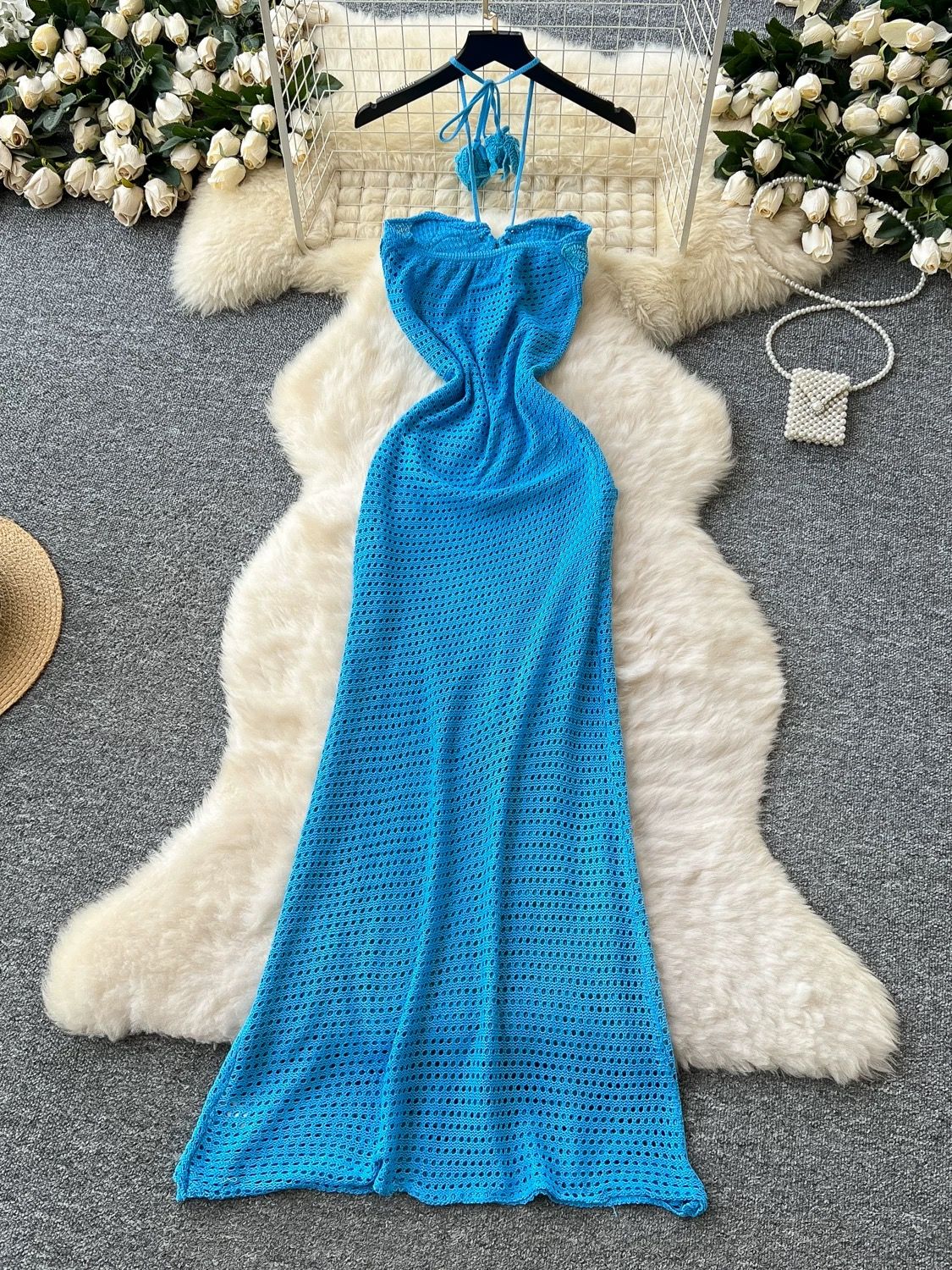 All it takes crotchet beach dress KD339 image