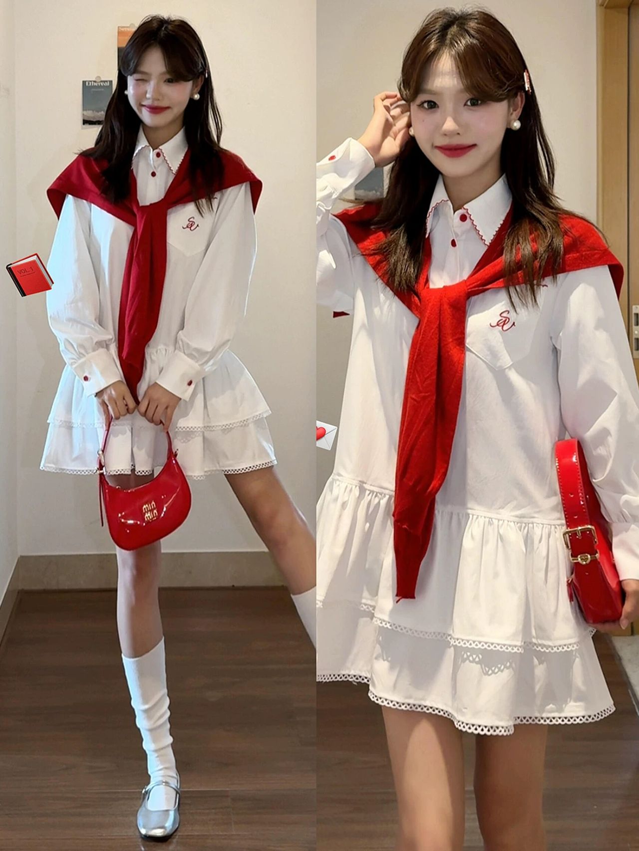 Locked in your love shirt dress SD155 image