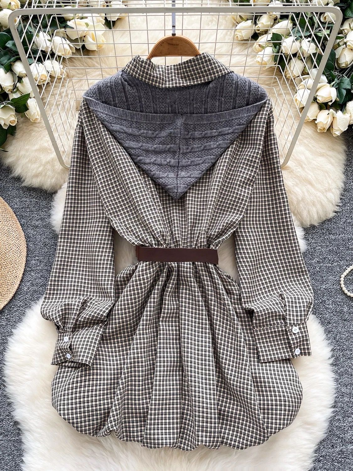 Dangerous emotions shirt dress set SD153 image