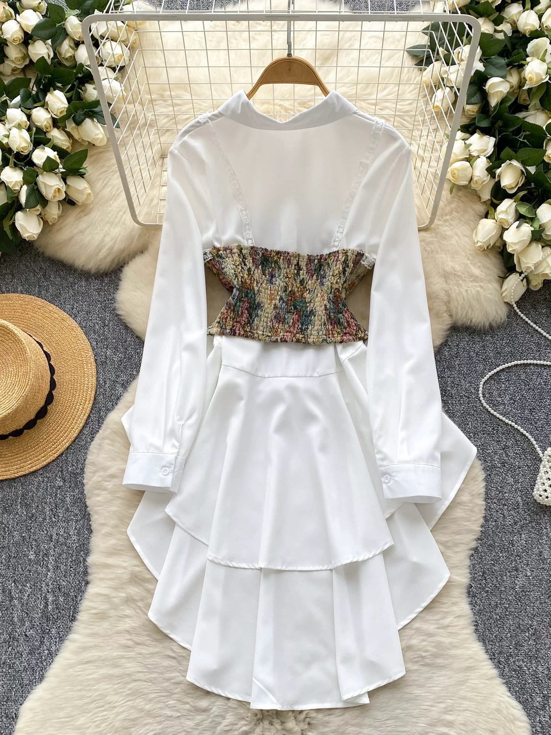 Tulum sunsets shirt dress SD143 image