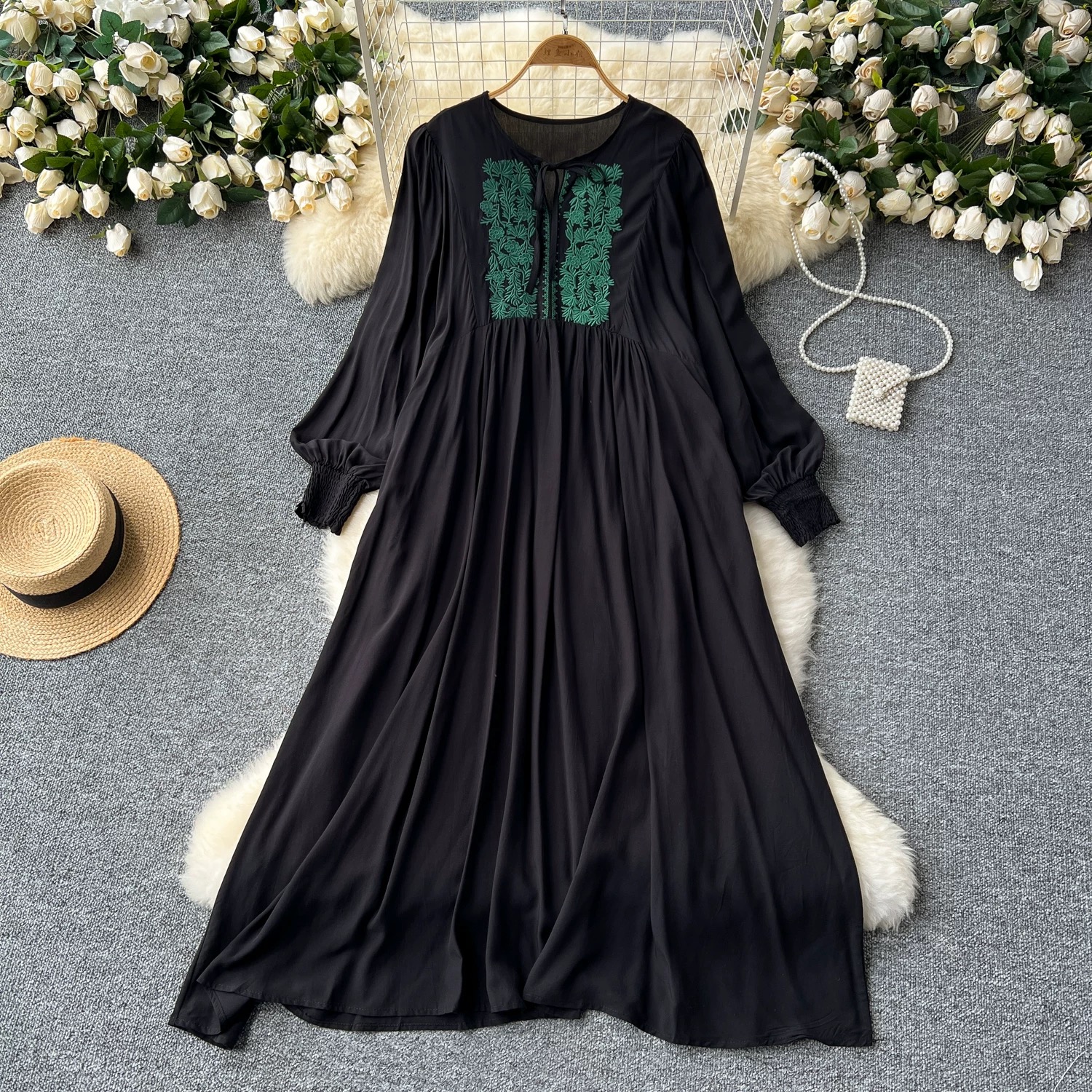 Island babe embroidery dress CD1642 image
