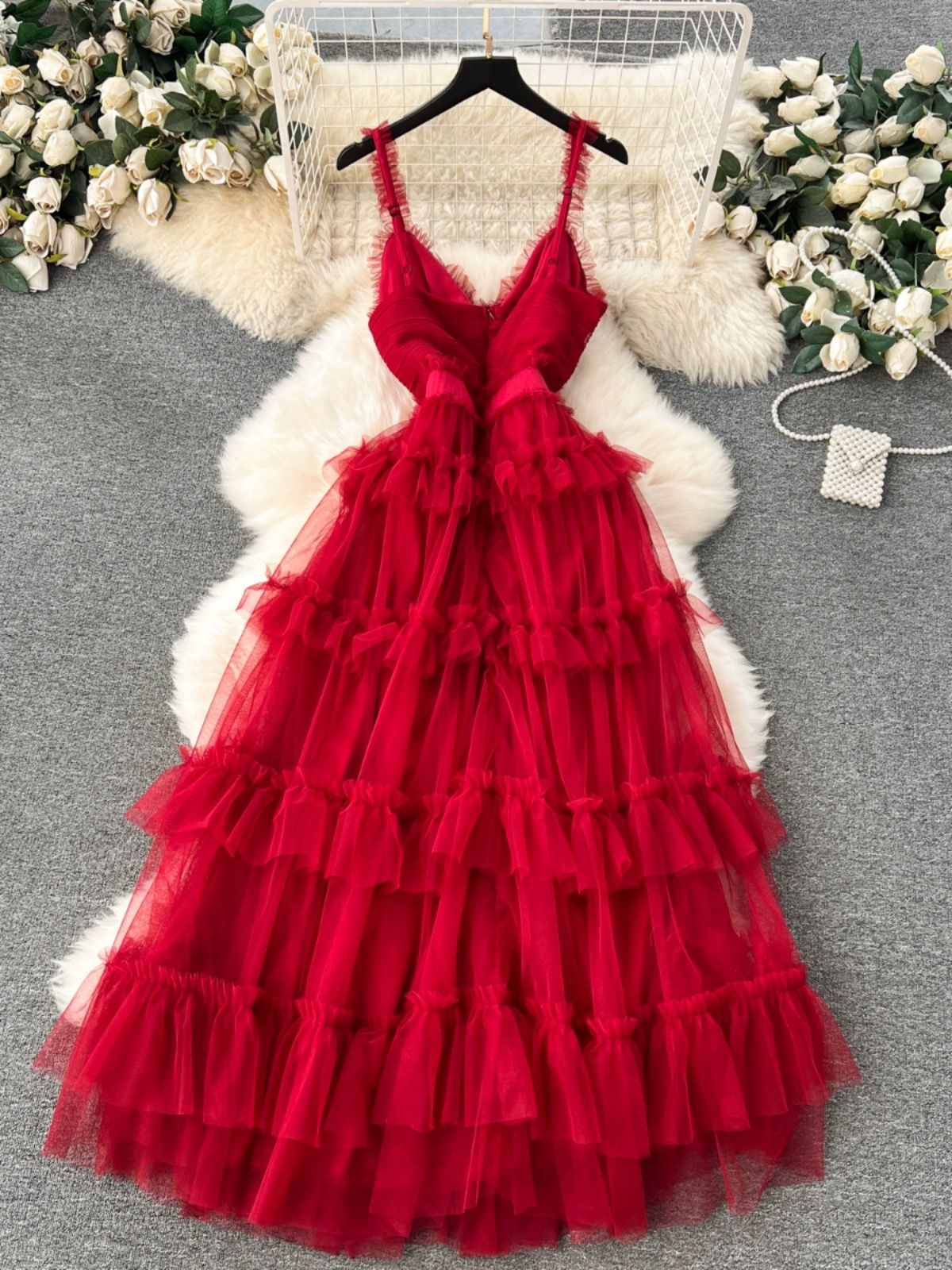 Rooftop dinning dress EVD208 image