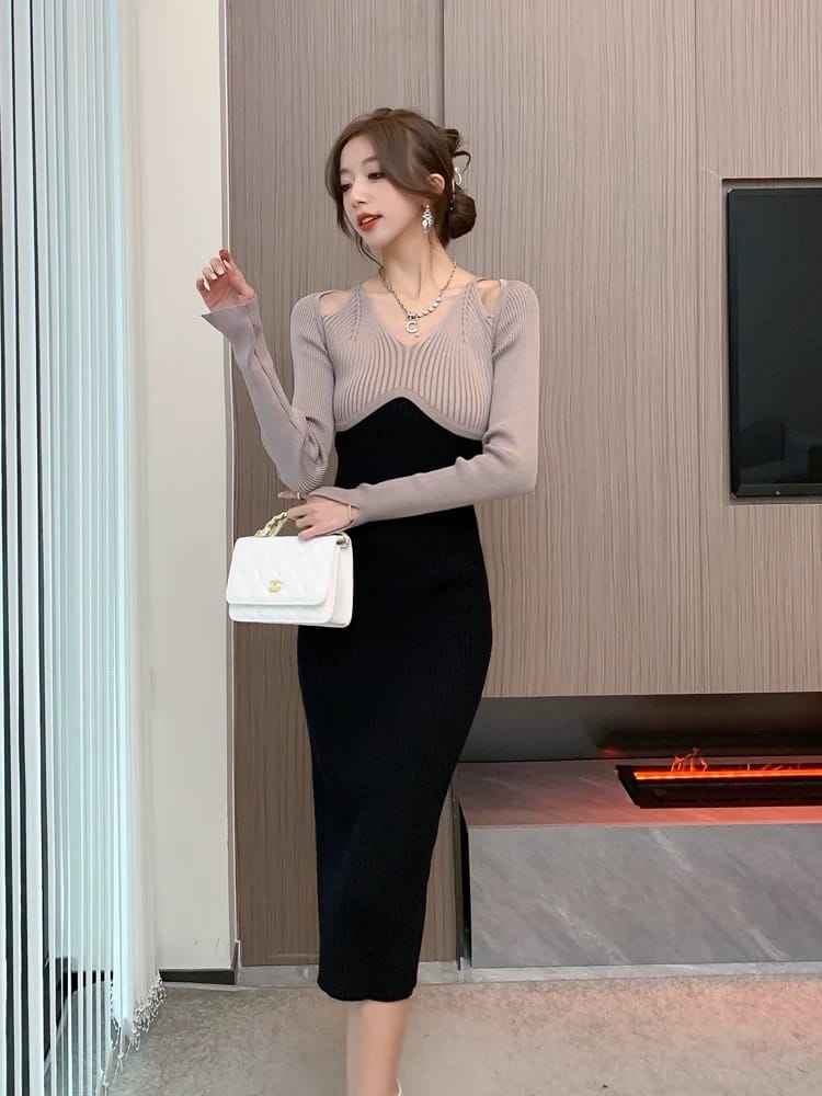 Road rage knitted dress KBC138 image