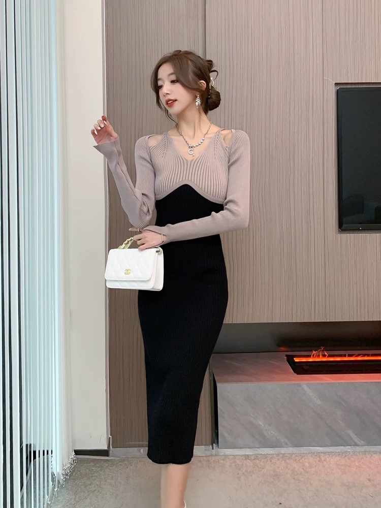 Road rage knitted dress KBC138