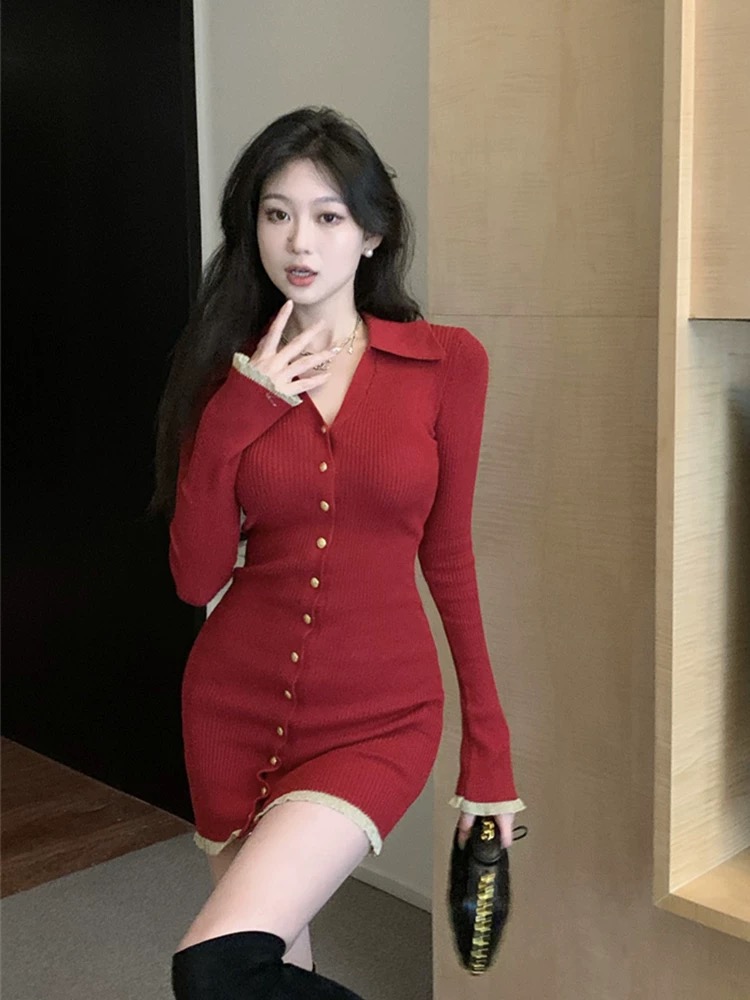 Sneak peak knitted dress KBC145