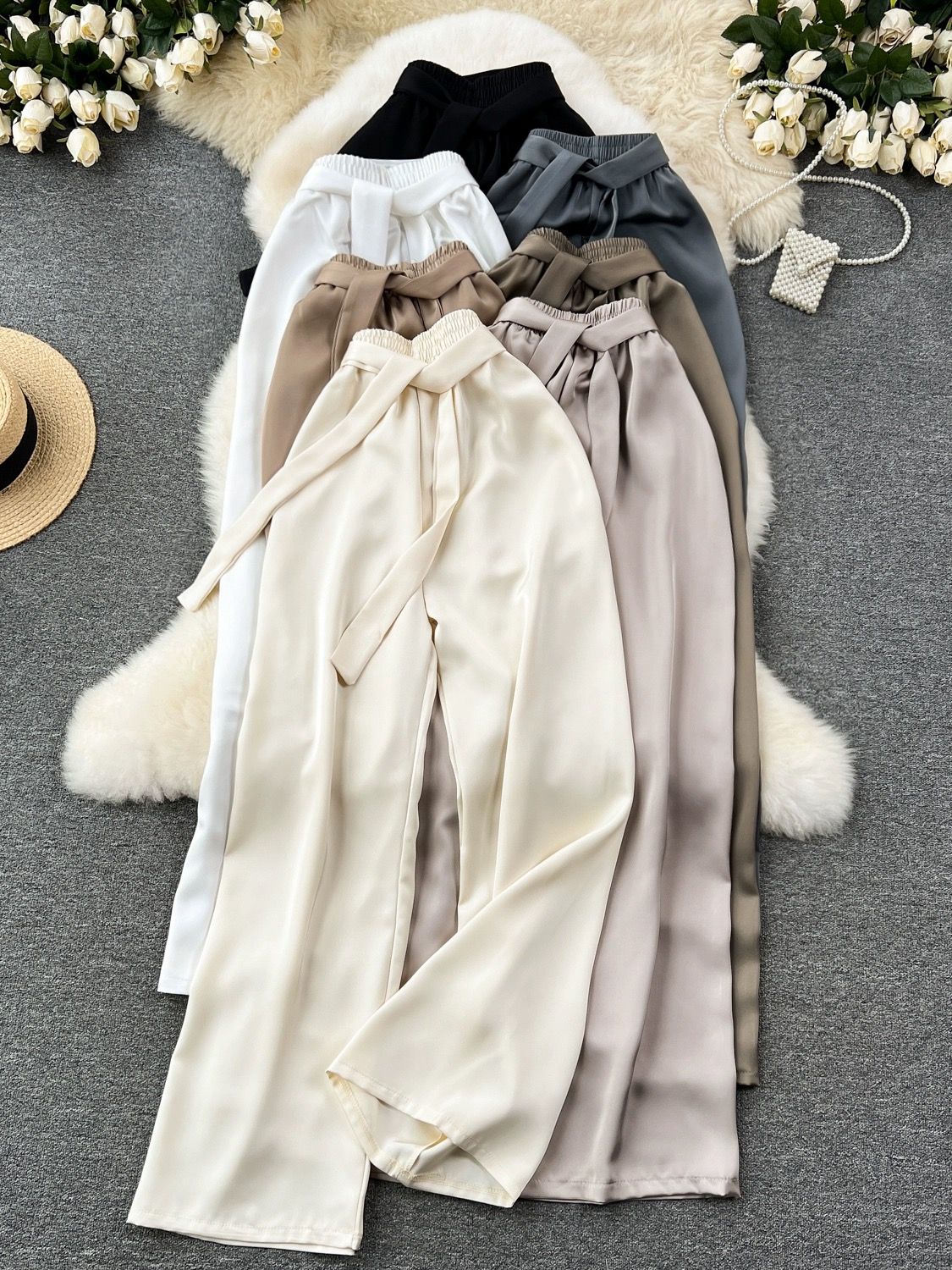 High quality silk pants image