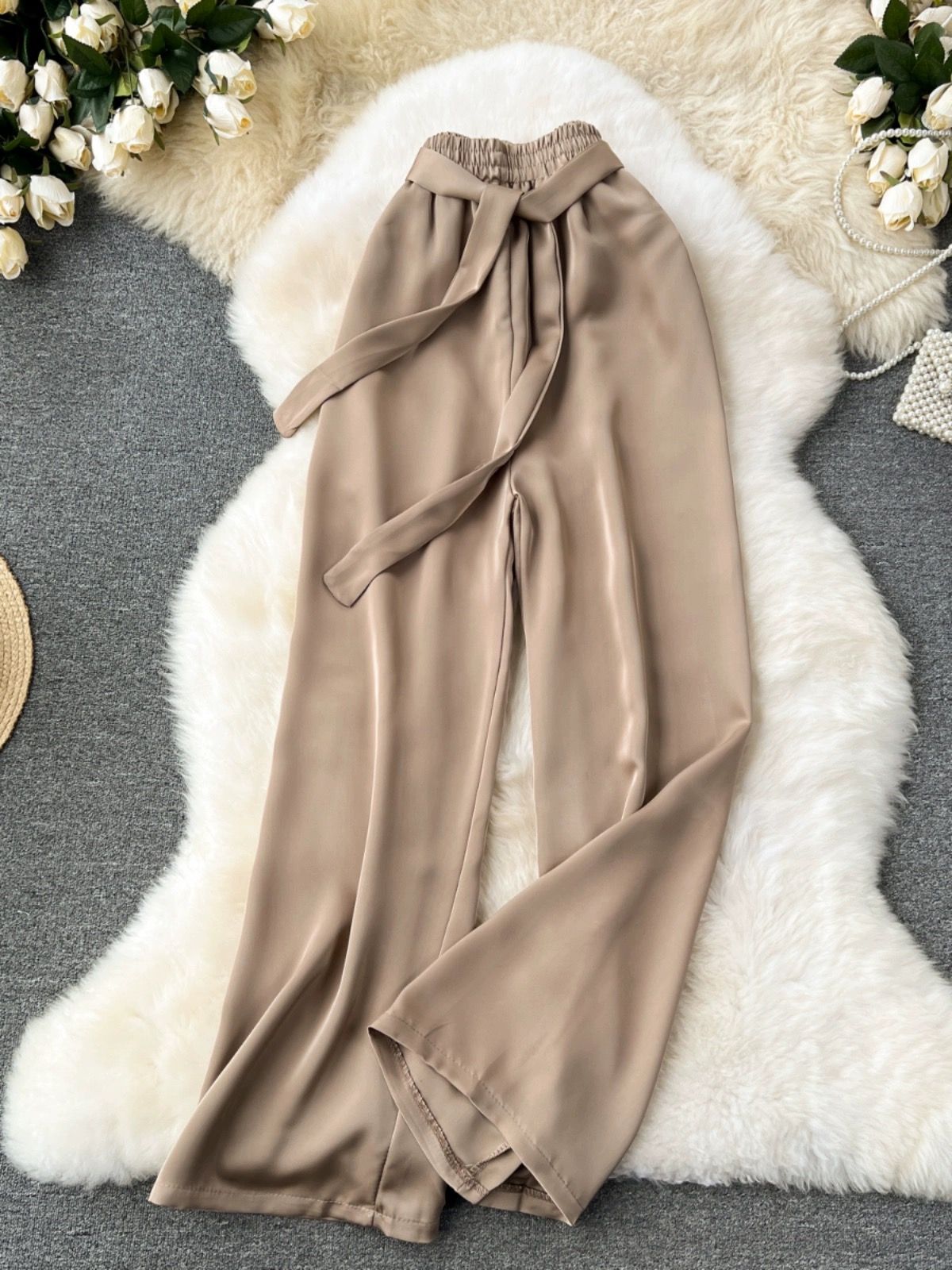 High quality silk pants image