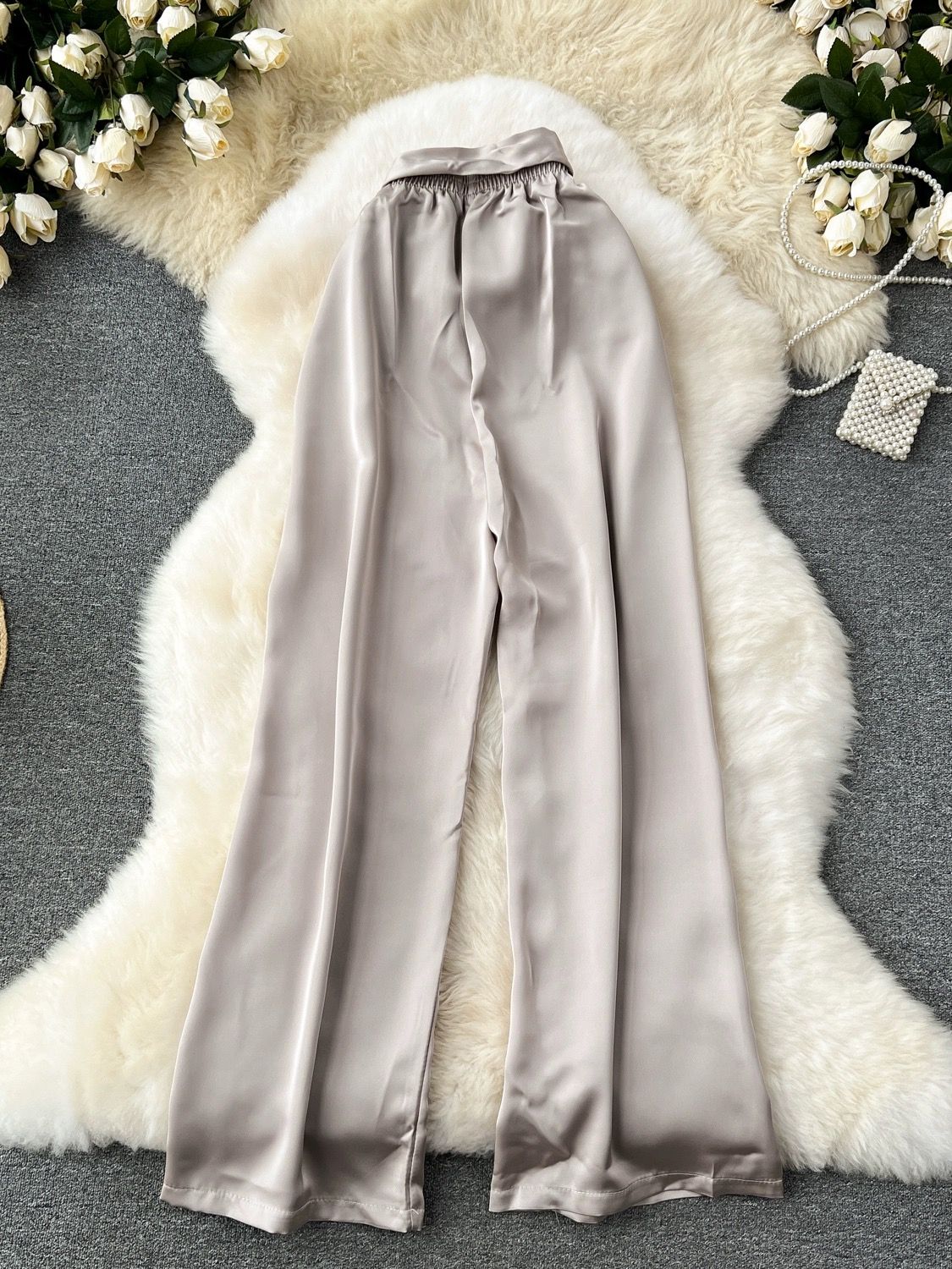 High quality silk pants image