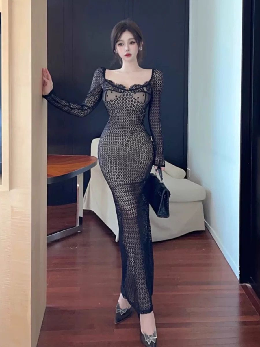 Junipero lace dress CBC394 image