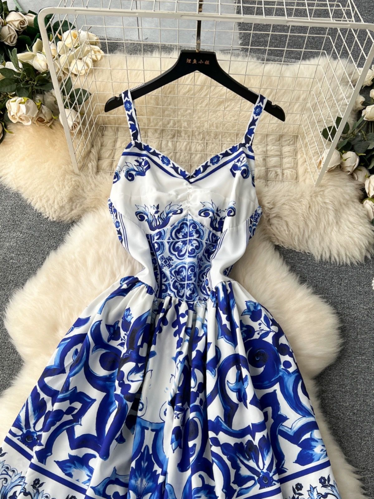 What’s the point print dress CD1051 image