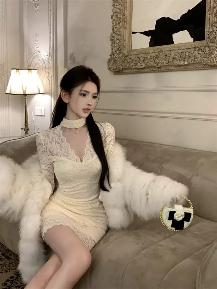 All over me lace dress CBC422 image