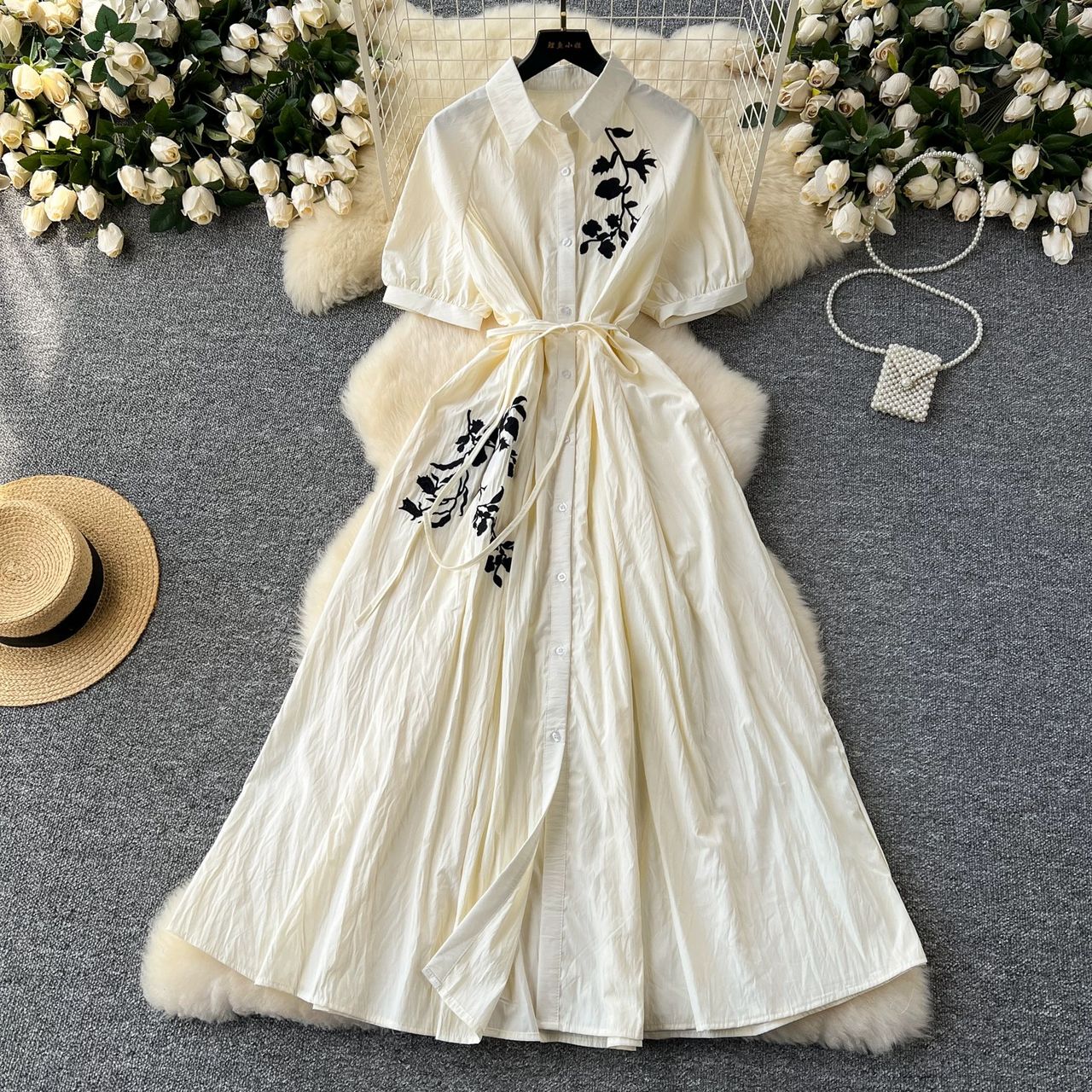 Lana embroidery dress CD1698 image