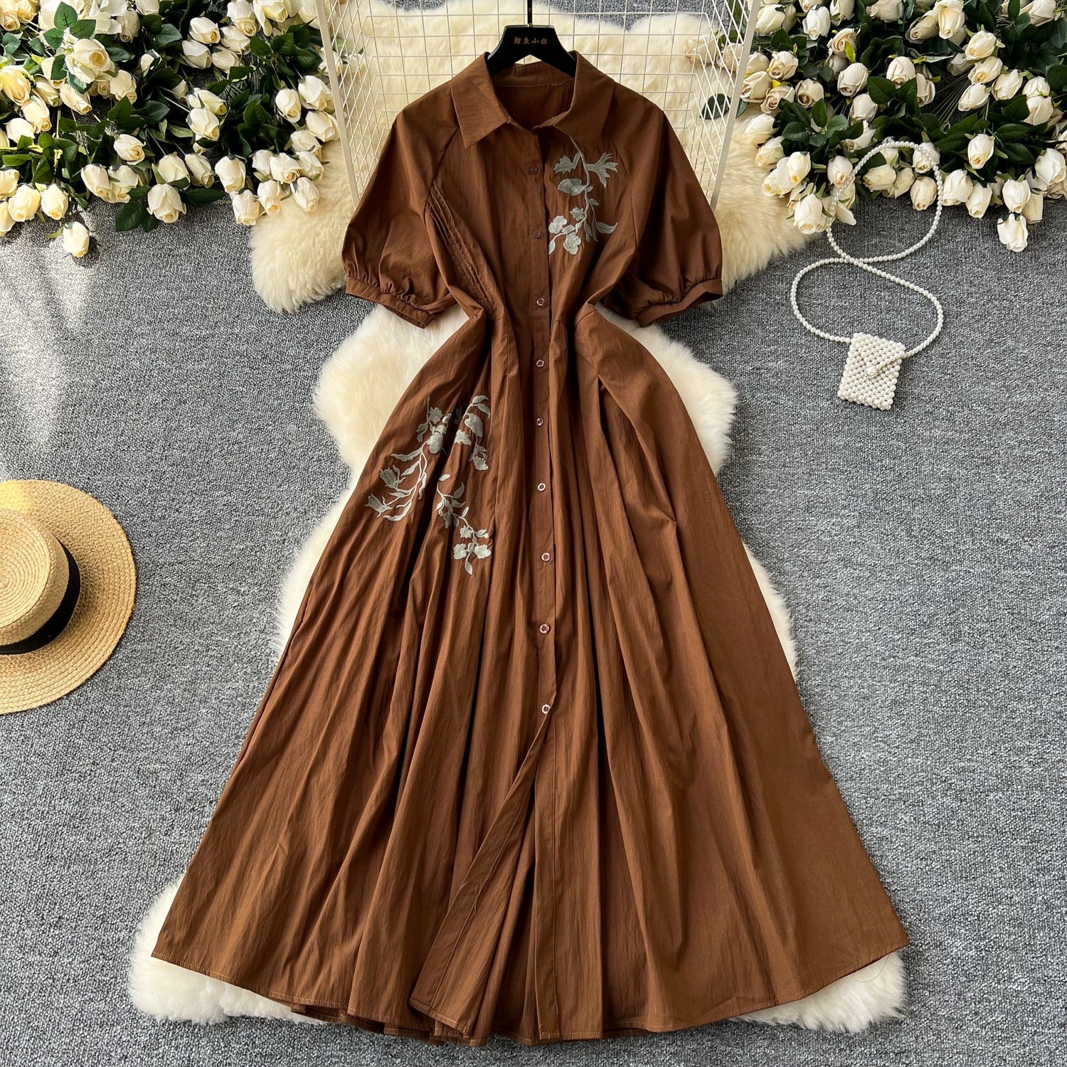 Lana embroidery dress CD1698 image