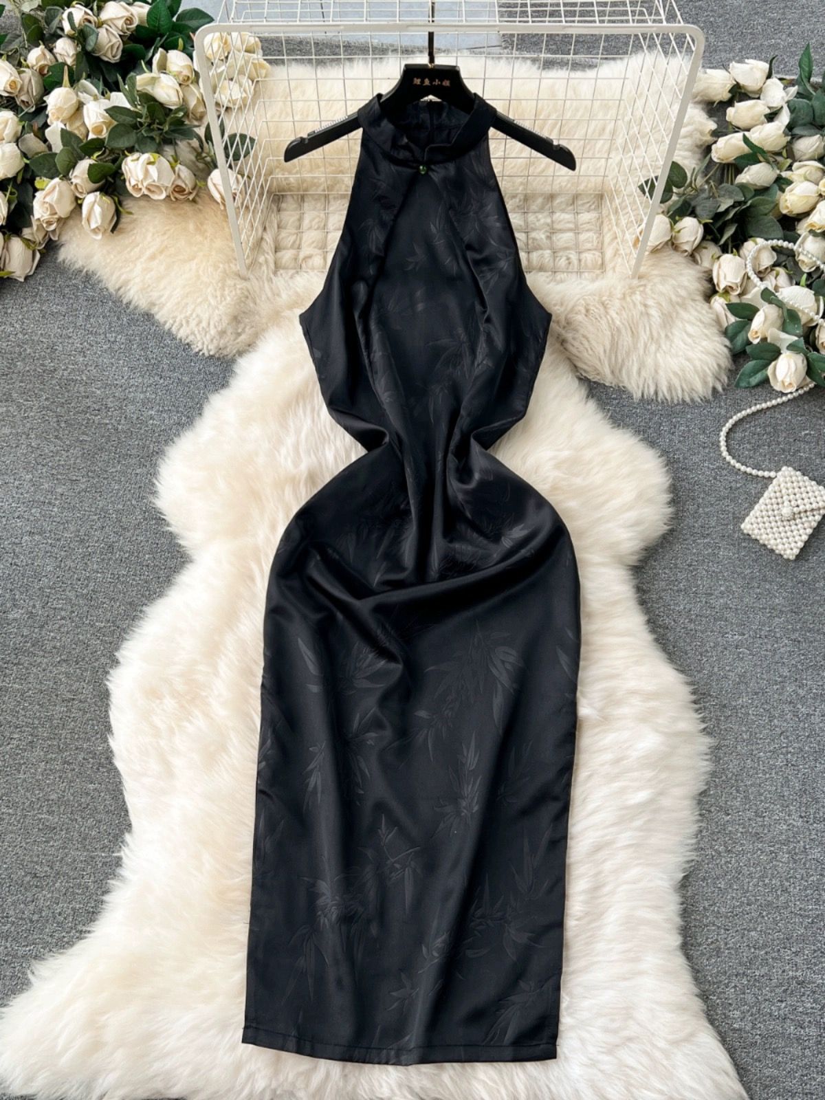 Make you wanna stay qipao dress Q110 image