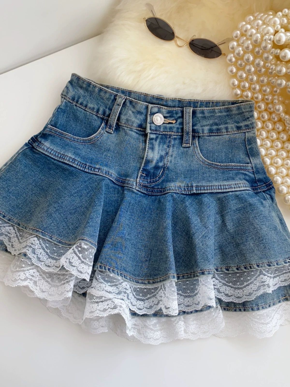 Still fly denim skirt DS109 image