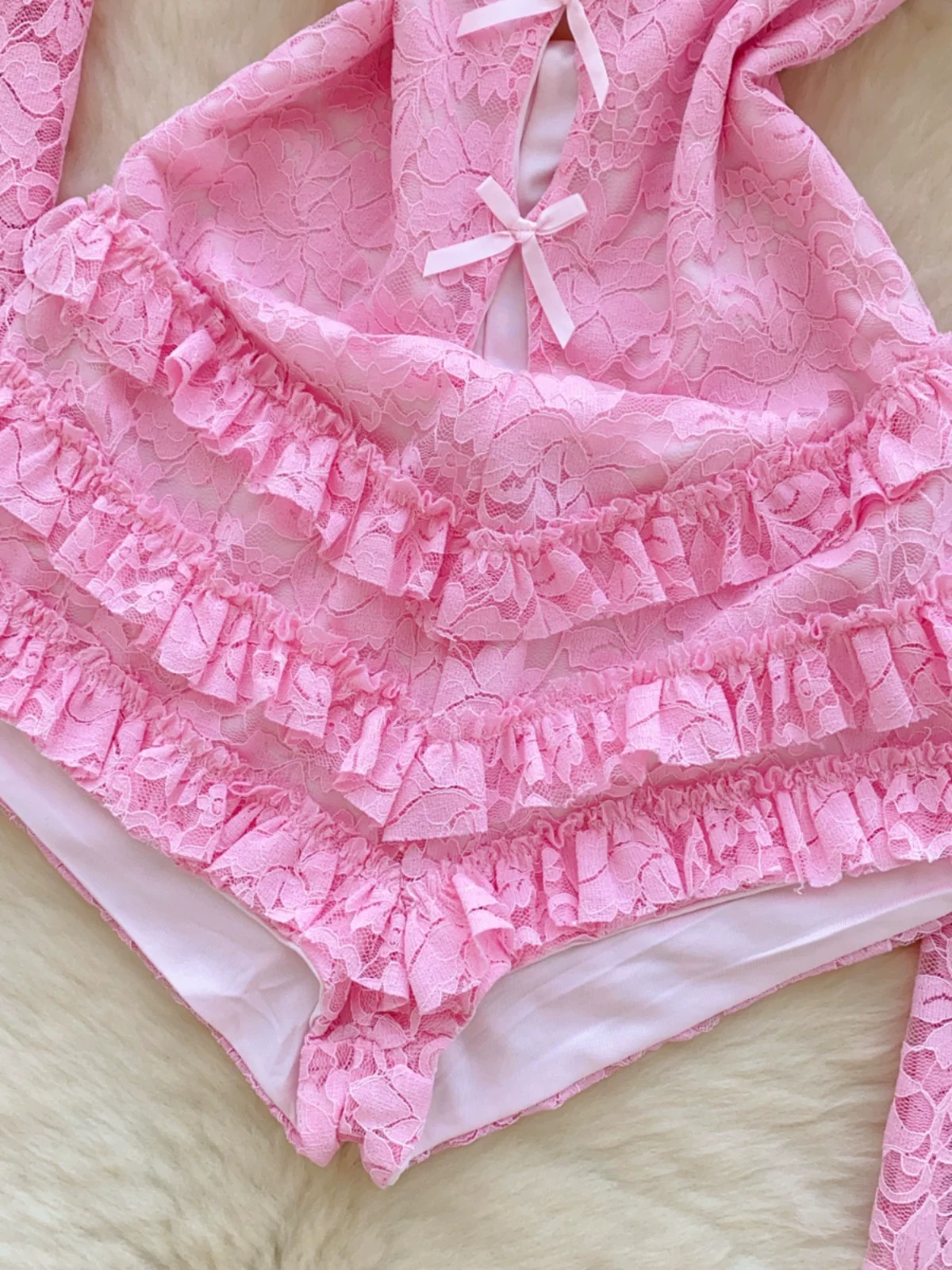 Smooth talker lace romper RJS126 image