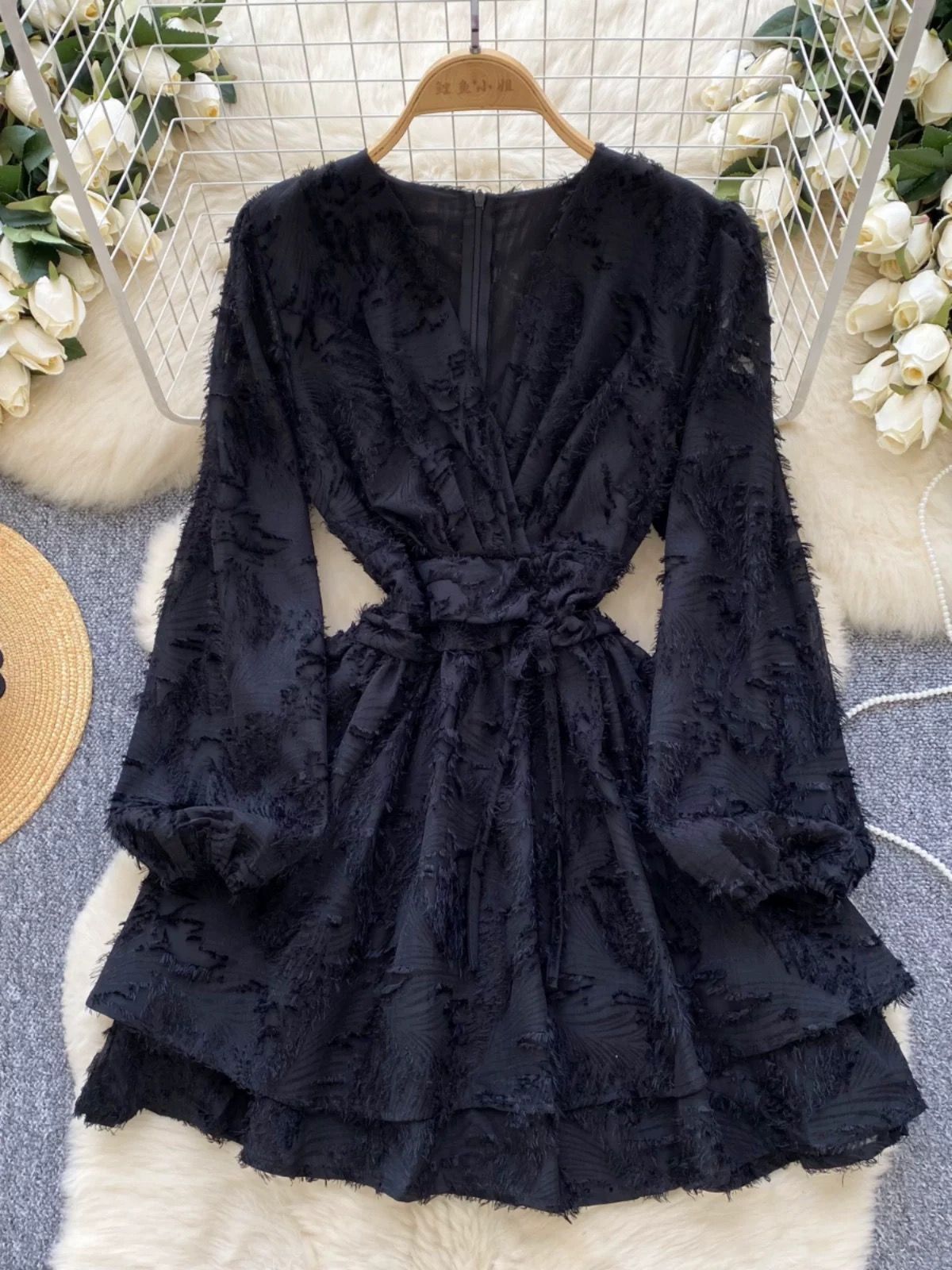 Night motive dress CD899 image