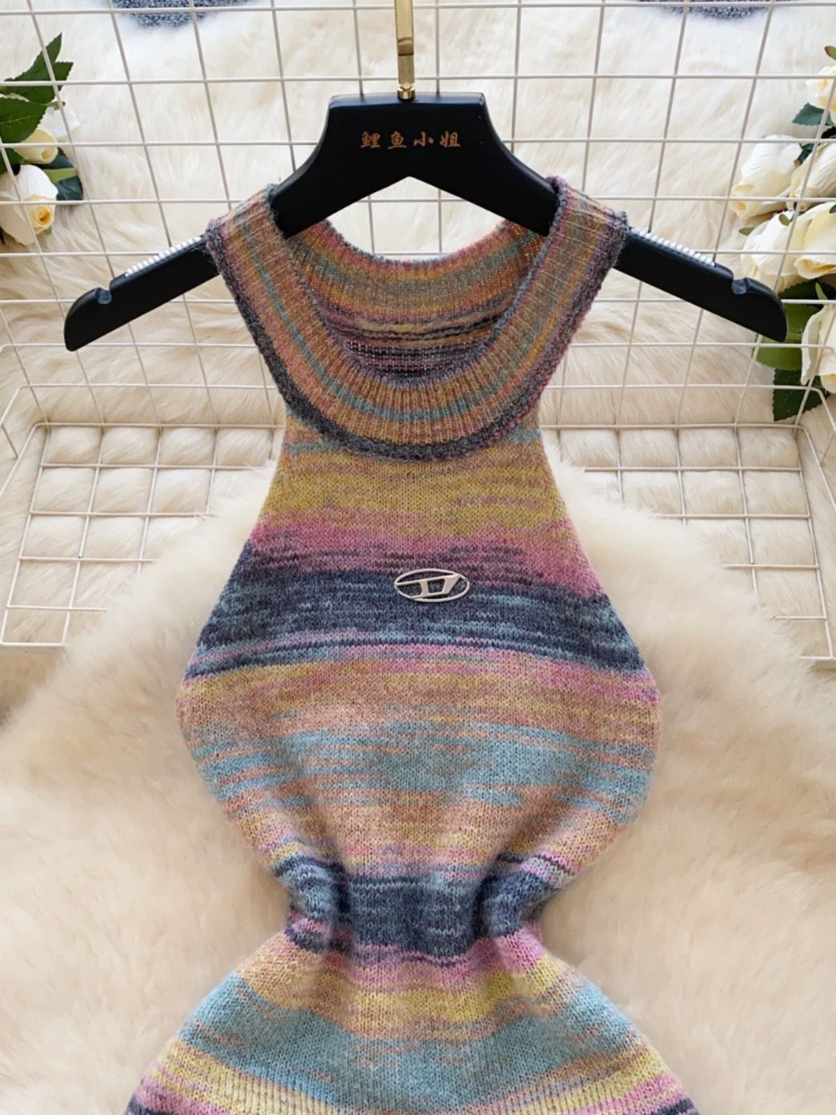 Mystical girl plaid dress KBC204 image