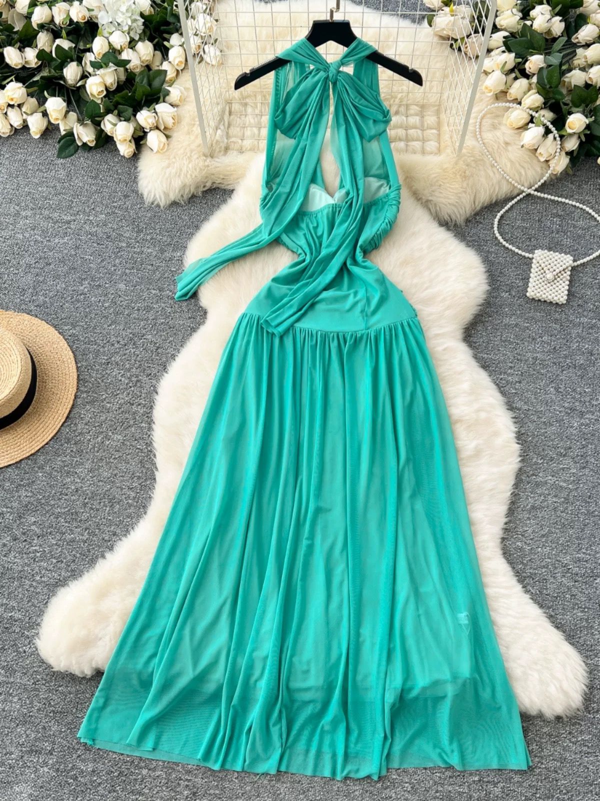 Route to vacation luxury designer dress CD901 image