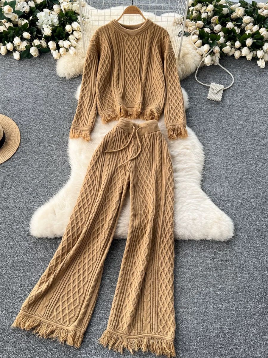 Time to lounge knitted set KTP265 image