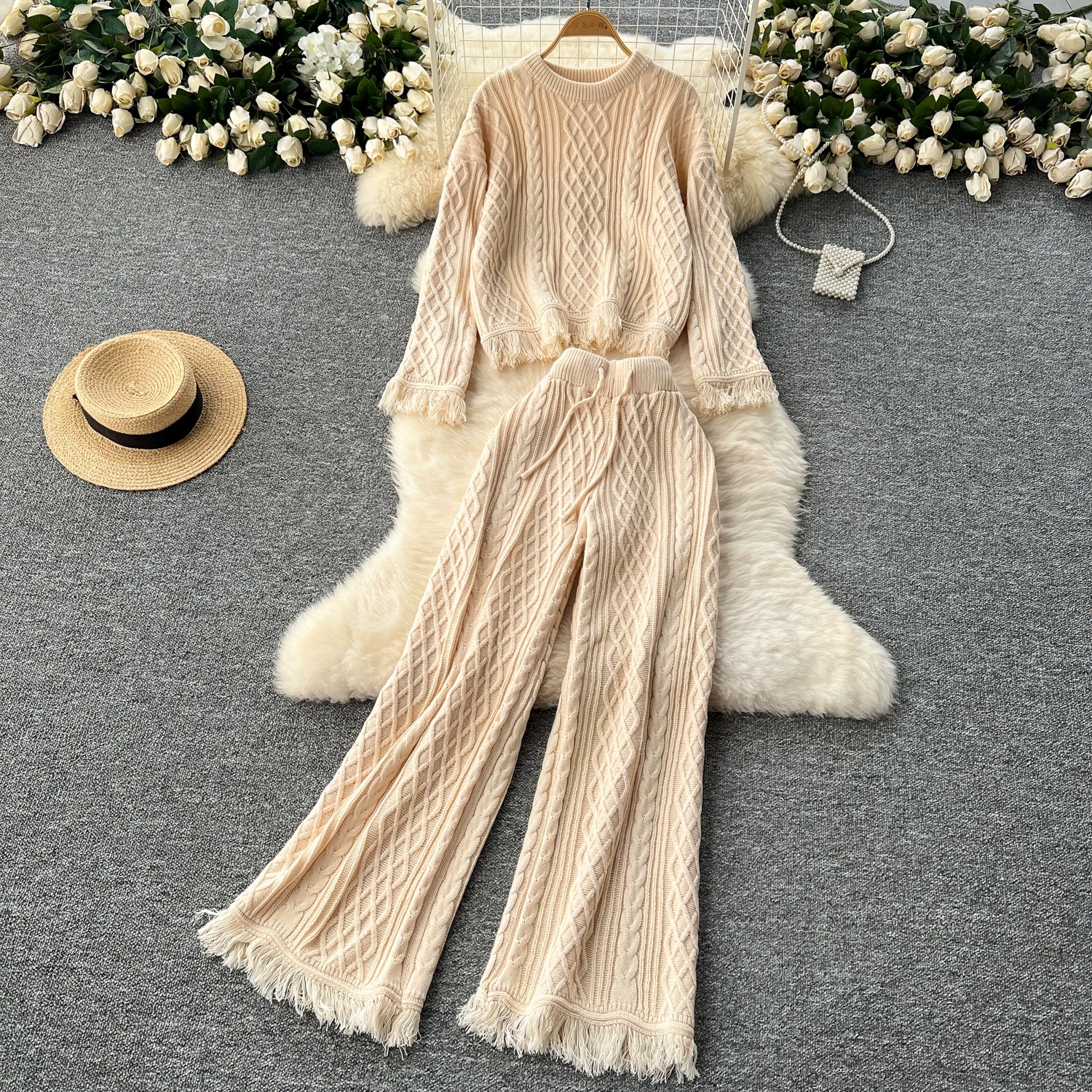 Time to lounge knitted set KTP265 image
