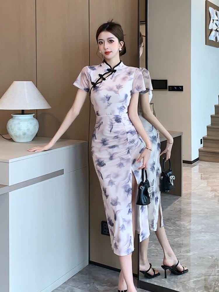 Out of office qipao dress Q184