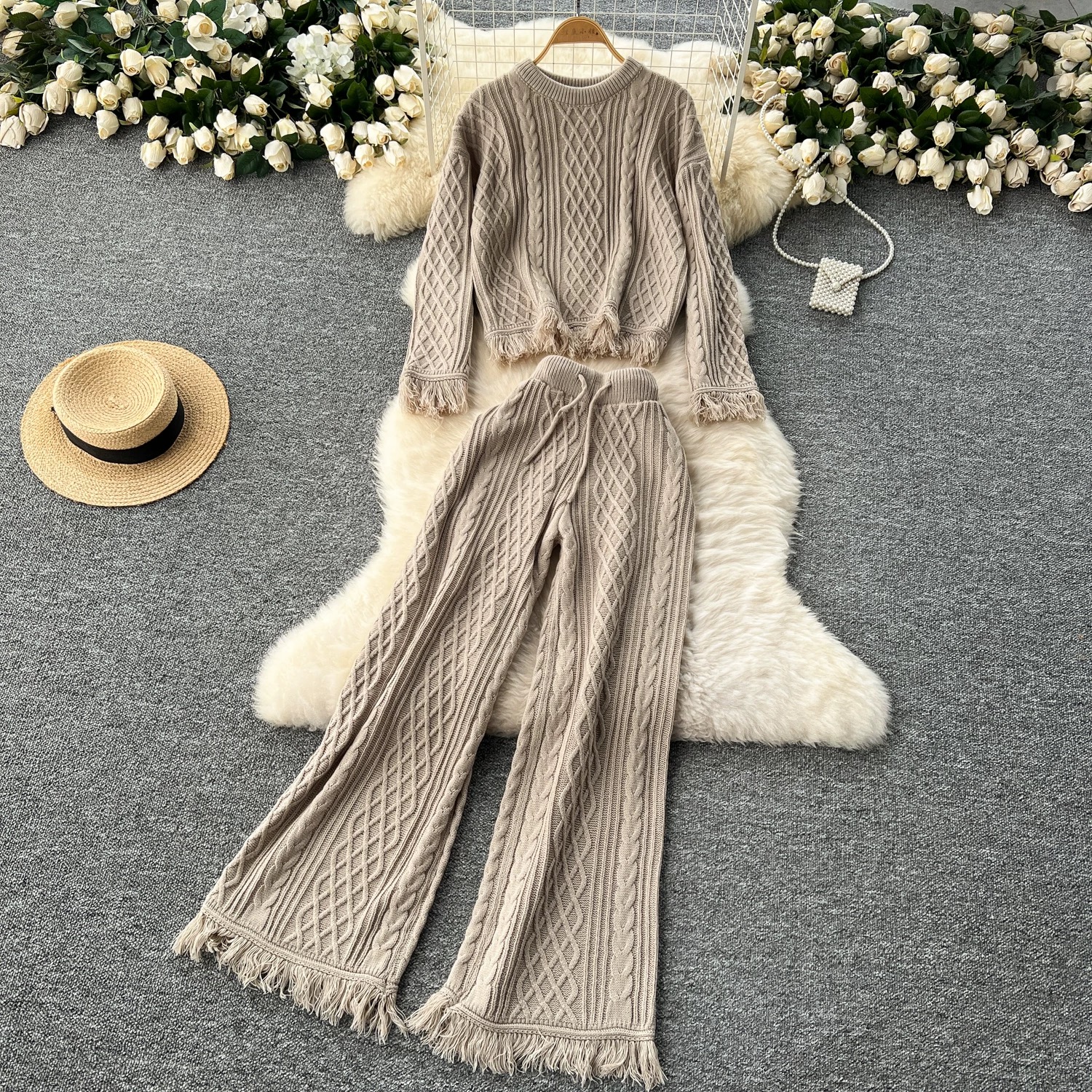 Time to lounge knitted set KTP265 image