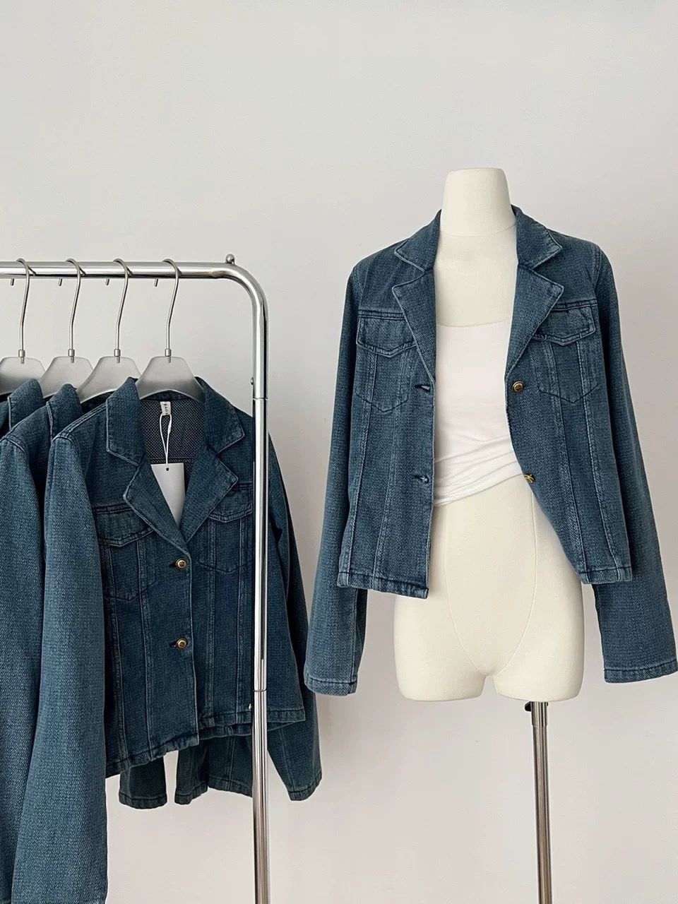 Chic town girl denim jacket DJA138 image