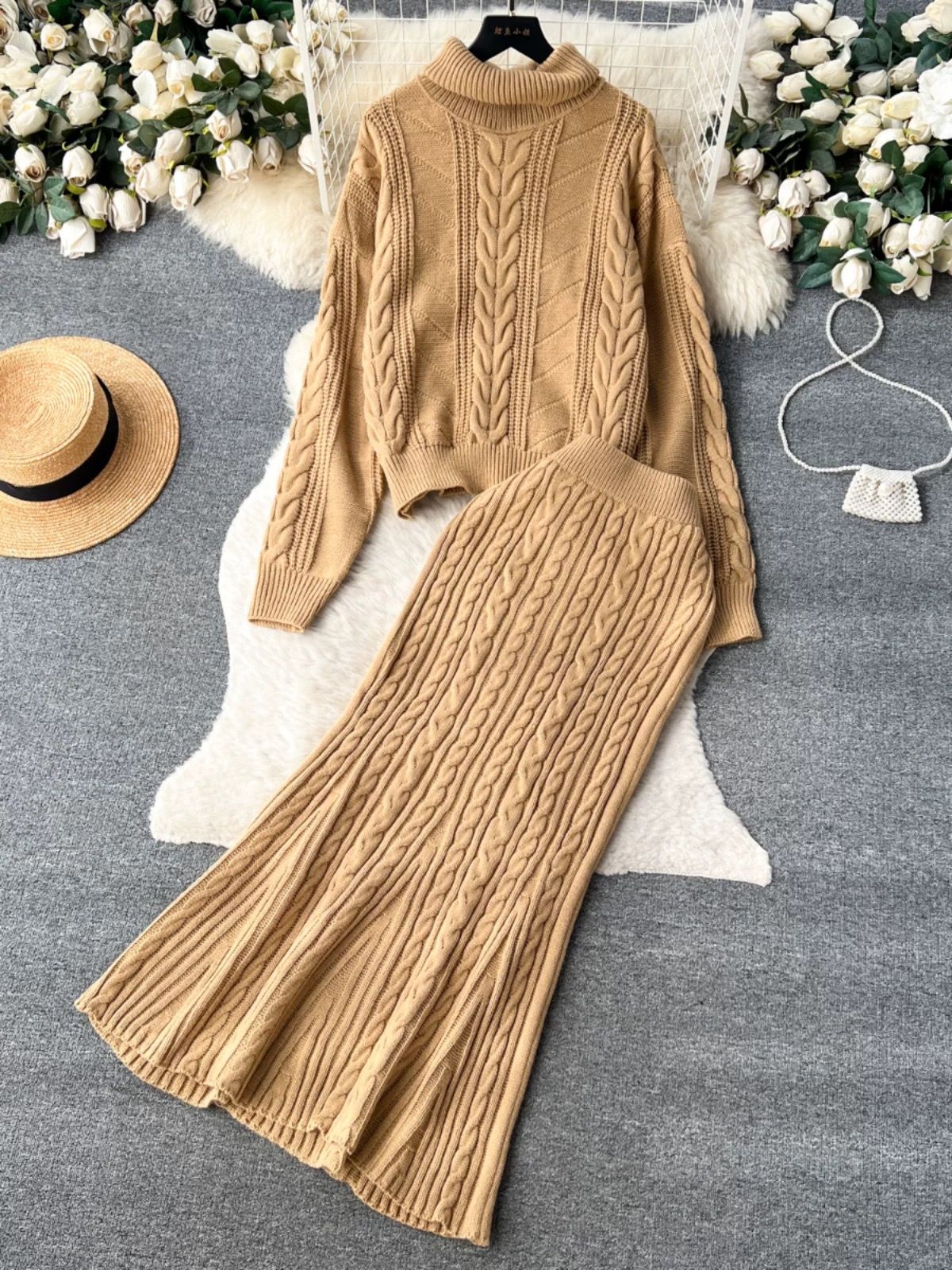 Night out knitted set KTP273 image