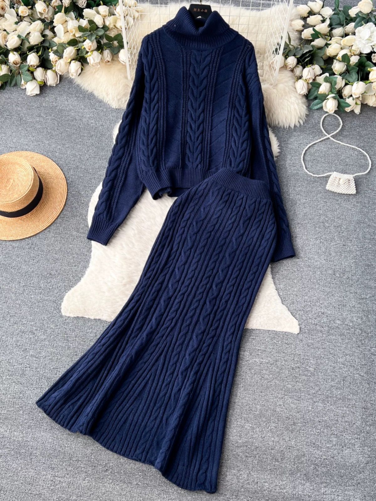 Night out knitted set KTP273 image