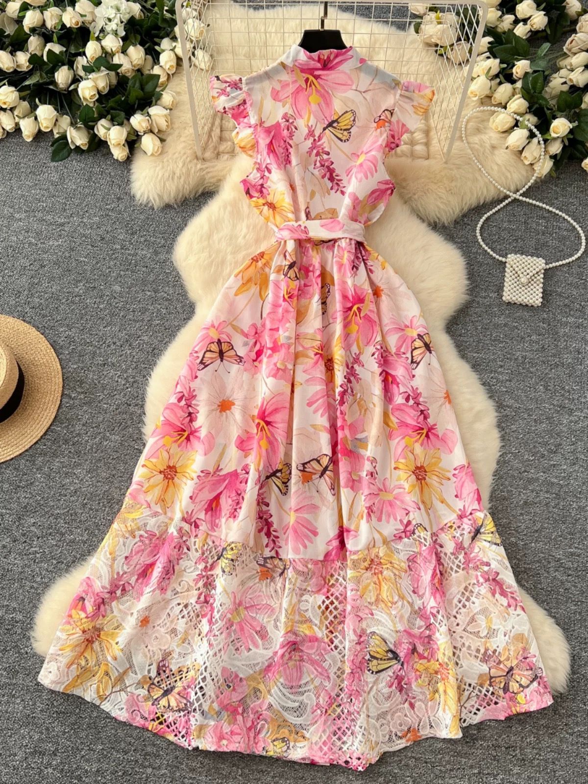 Diamond babe lace dress CD981 image