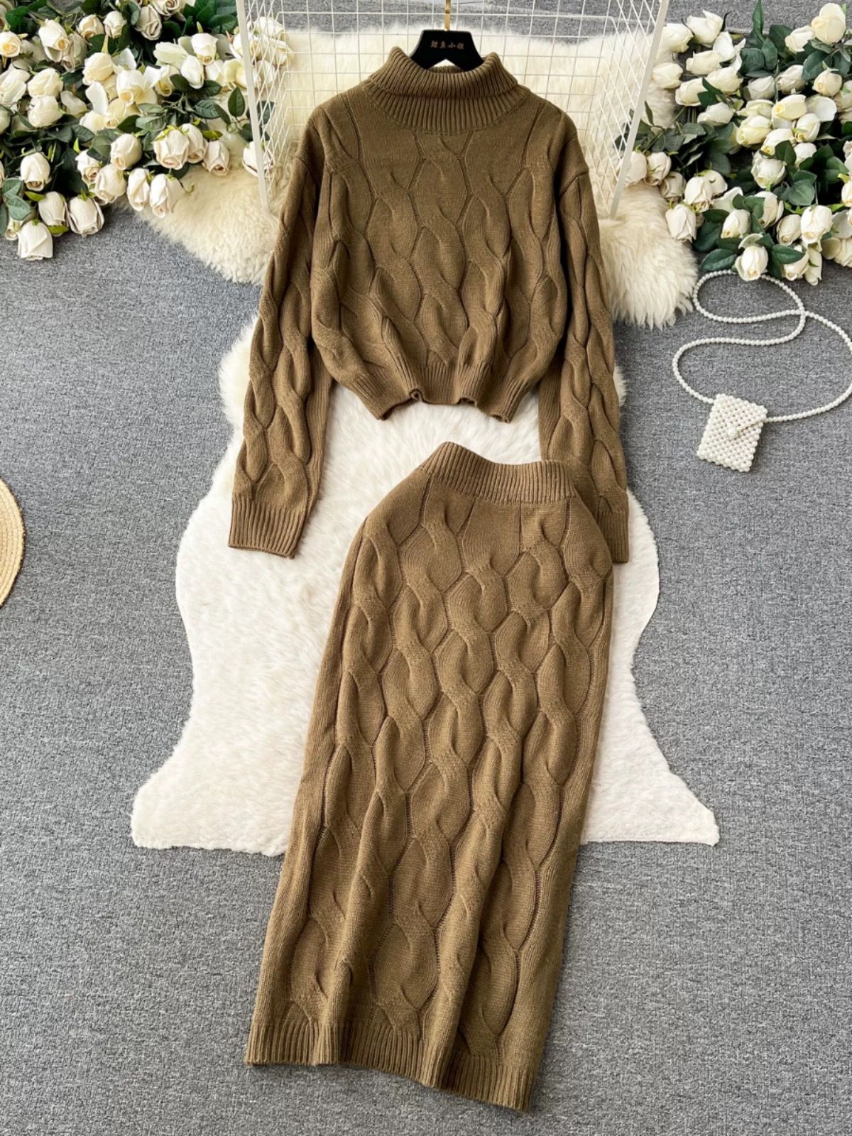 Not my mistake knitted set KTP276 image