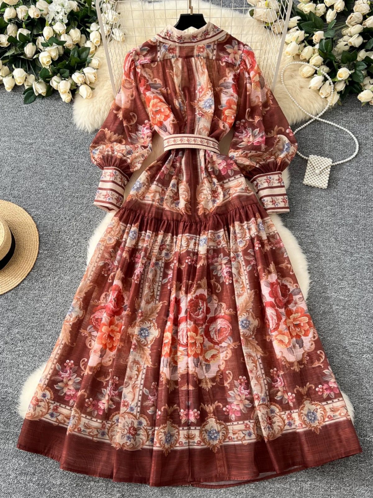 What I wanted print dress ED171 image