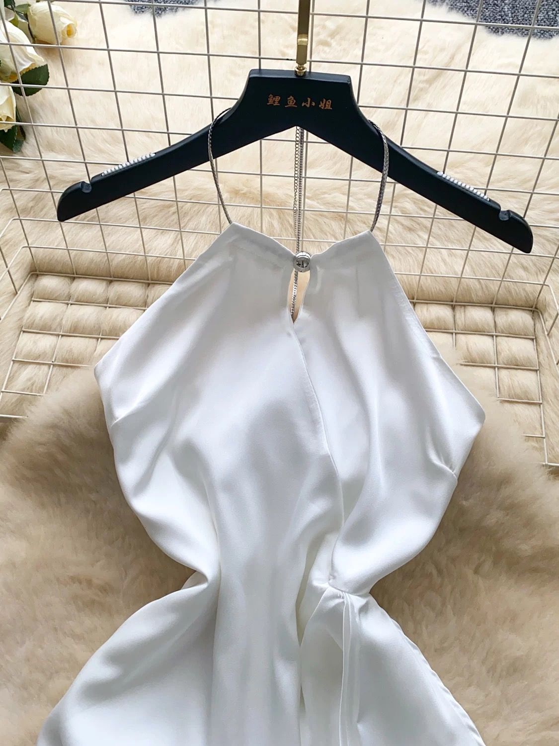 Girls party silk dress FD577 image