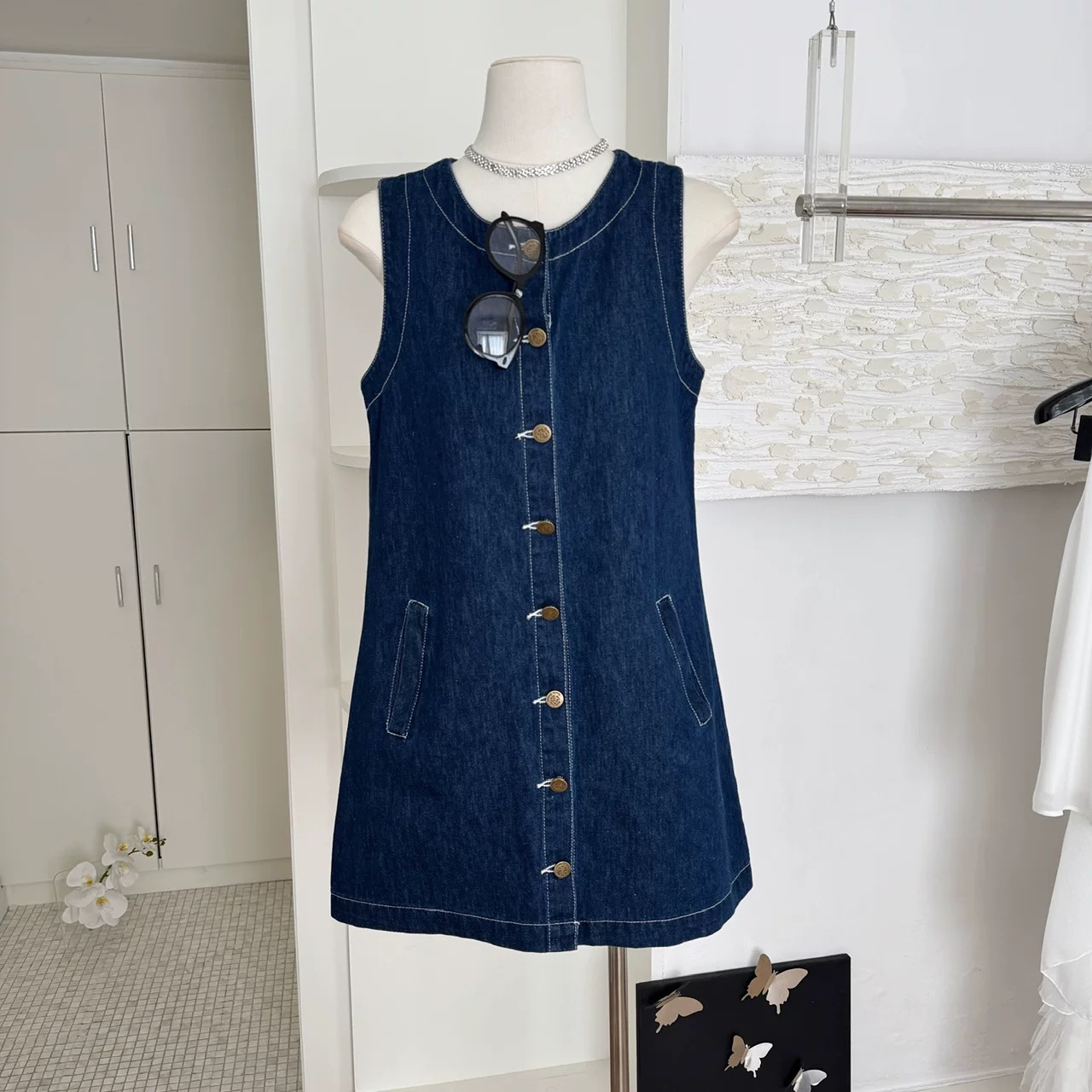 Vixen vortex denim dress DD114