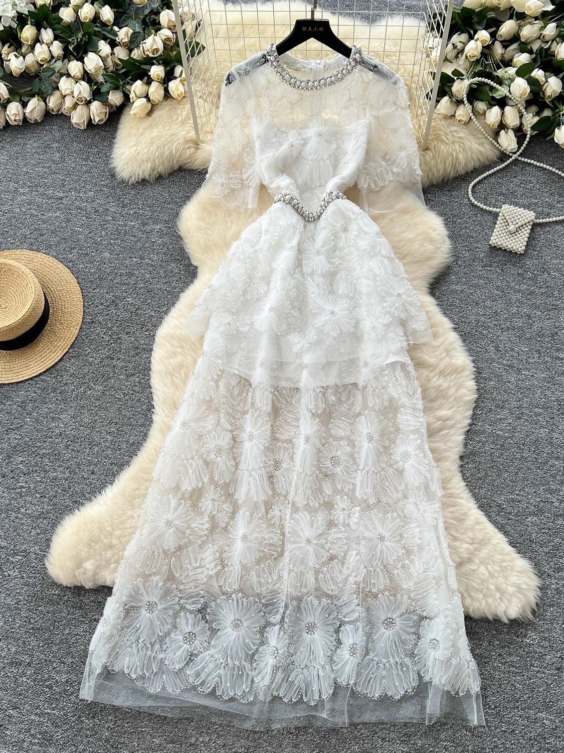 Best of the best lace dress FD588 image