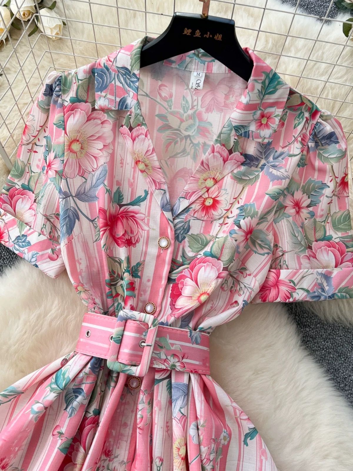 Malibu loving floral print Dress ED176 image