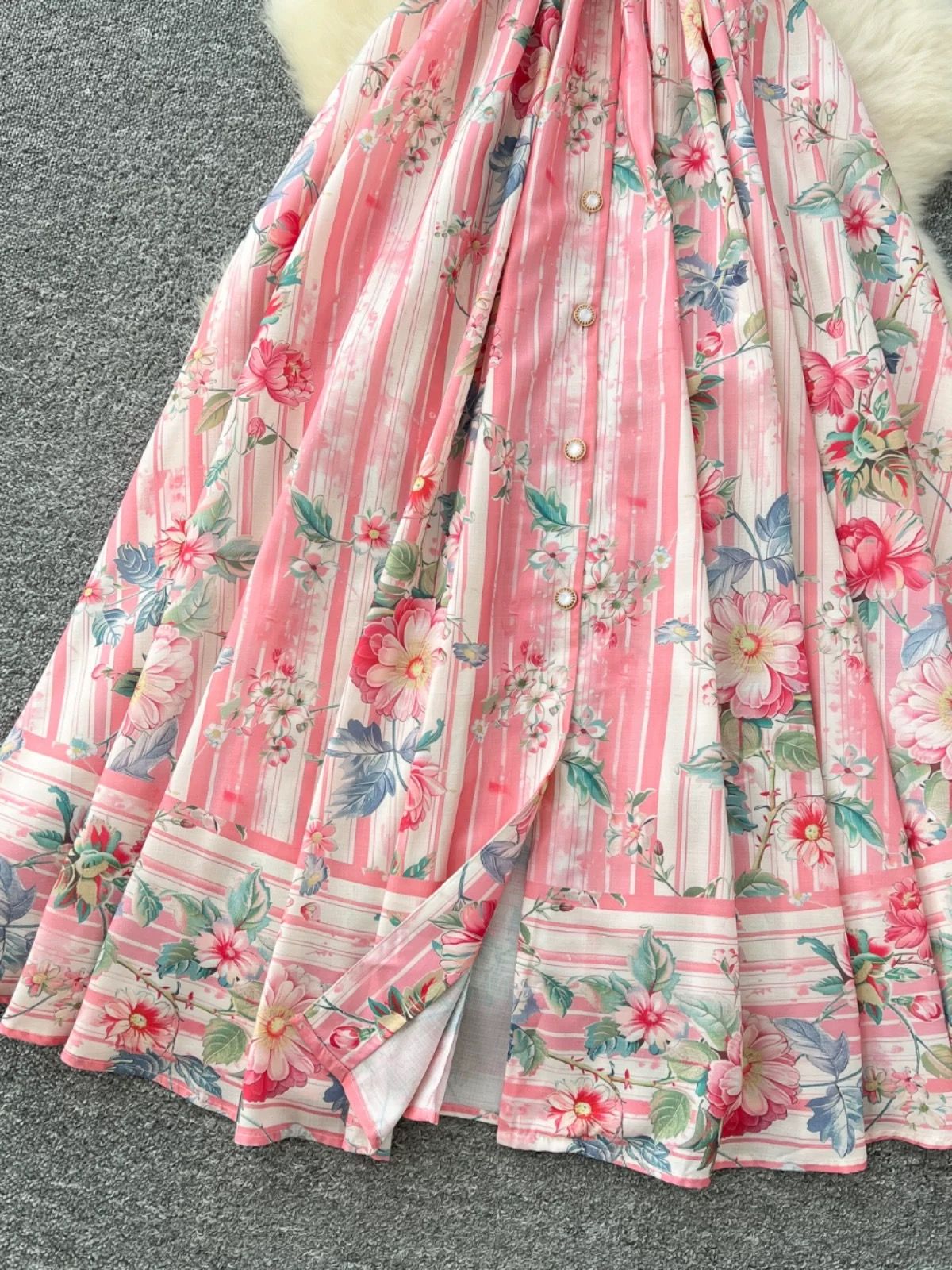 Malibu loving floral print Dress ED176 image