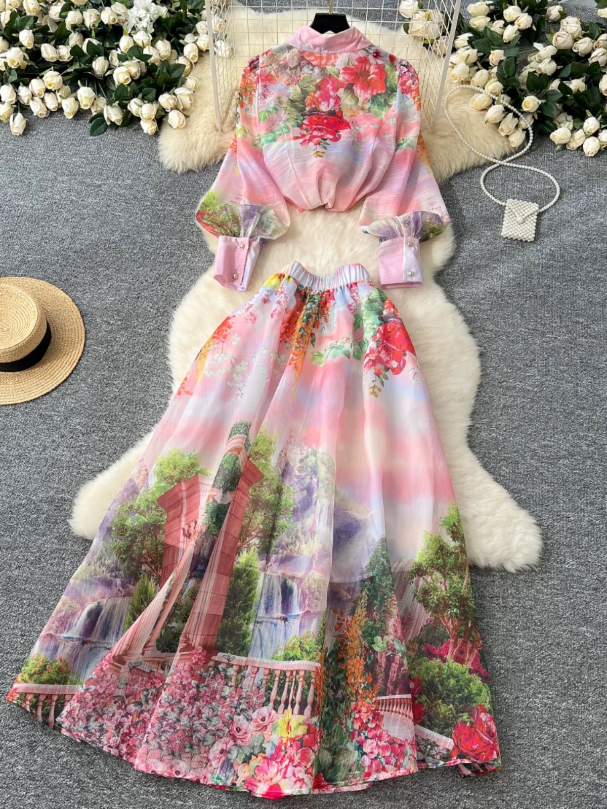 Hard to forget floral set FTP137 image