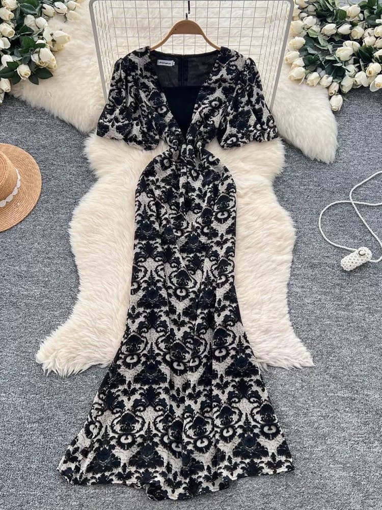 Golden horizon designer dress FD580 image